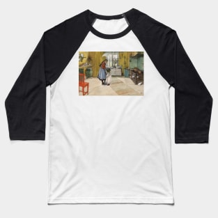 The Kitchen. From A Home by Carl Larsson Baseball T-Shirt